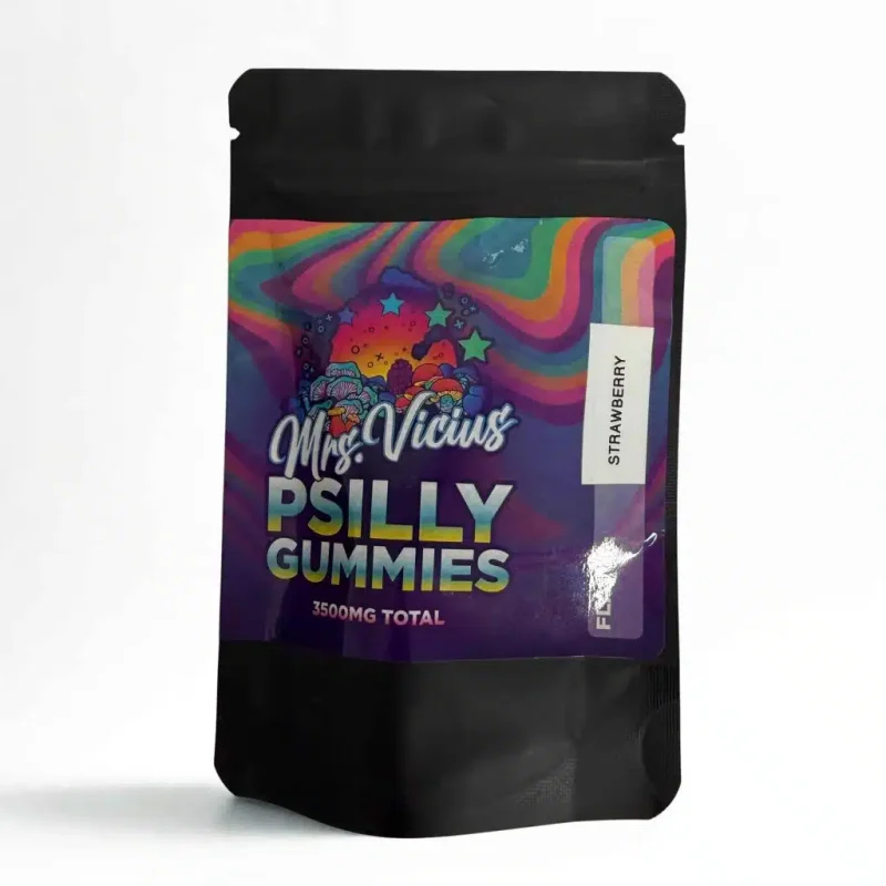 Strawberry Psilly Mushroom Gummies