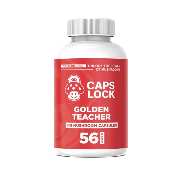 Caps Lock – Golden Teacher 14g 56 Capsules