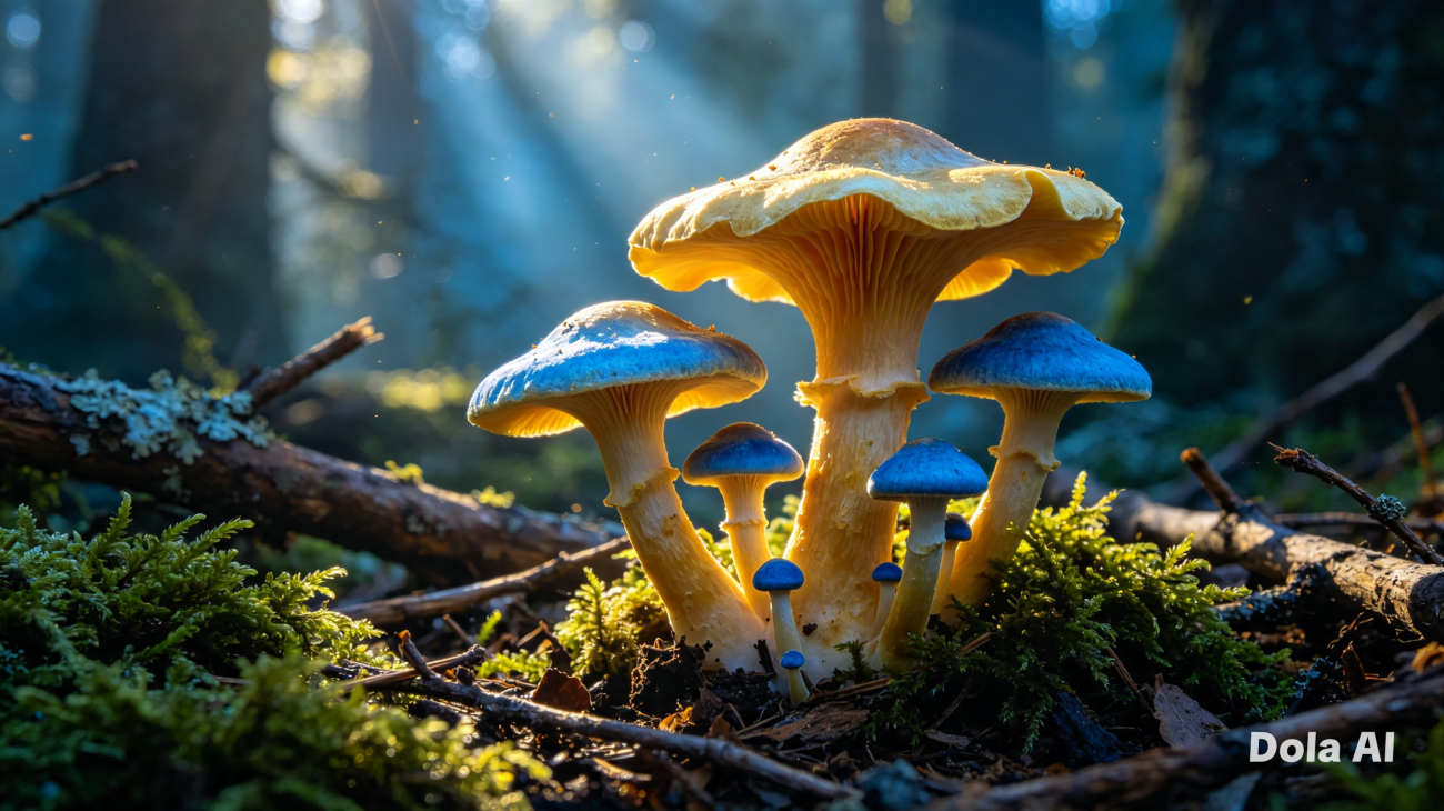 Functional mushrooms benefits displayed with Lion's Mane and Reishi varieties
