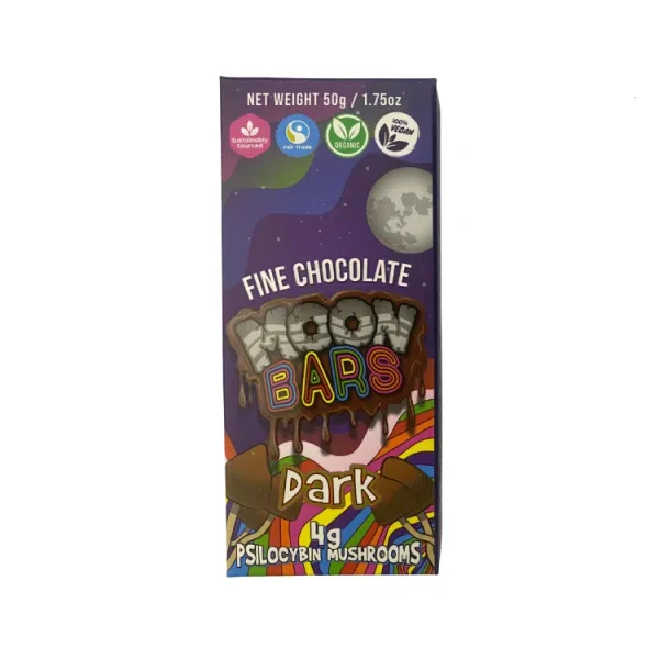 Moon Bars – Dark Chocolate Mushroom Bar 4g