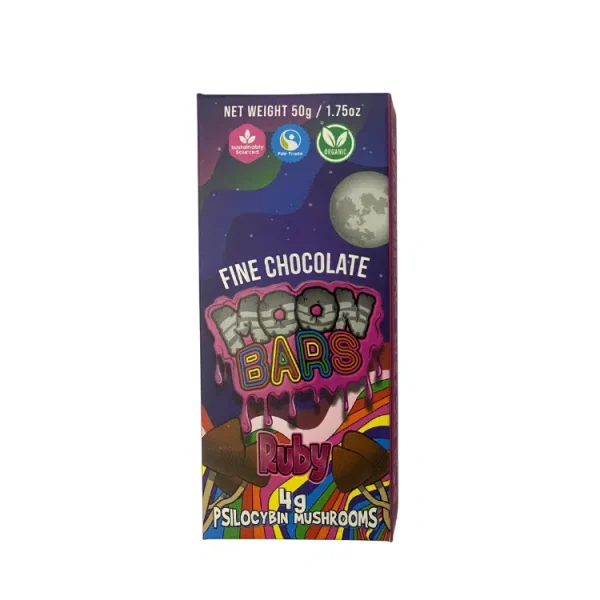 Moon Bars – Ruby Chocolate Mushroom Bar 4g