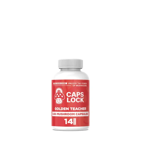 Caps Lock – Golden Teacher 3.5g 14 Capsules