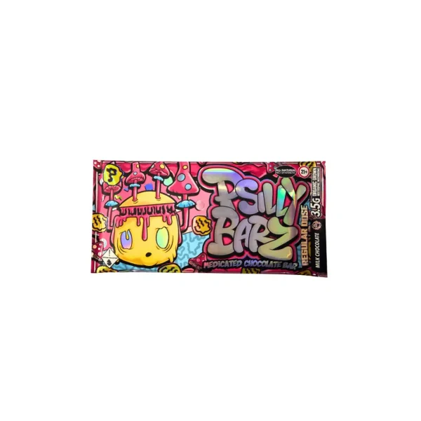 Psilly Barz – Milk Chocolate Mushroom Bar 3.5g