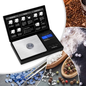 Mini 100g digital pocket scale for mushrooms and herbs