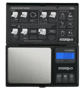 Truweigh Mini Classic Scale 100g x 0.1g pocket scale